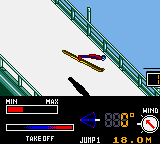 Konami Winter Games screenshot 3 for GameBoy Color